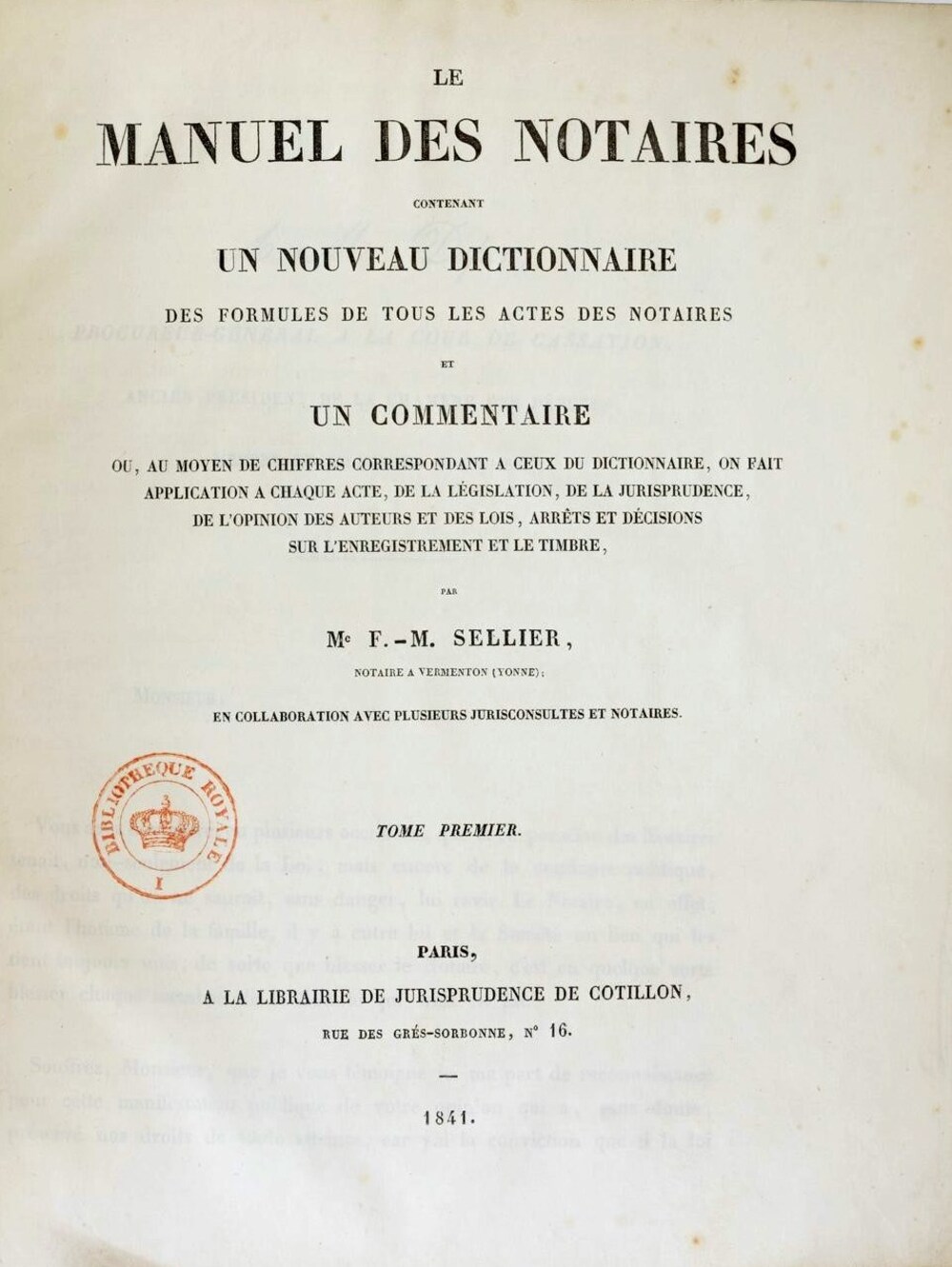 Cover für Le manuel des notaires