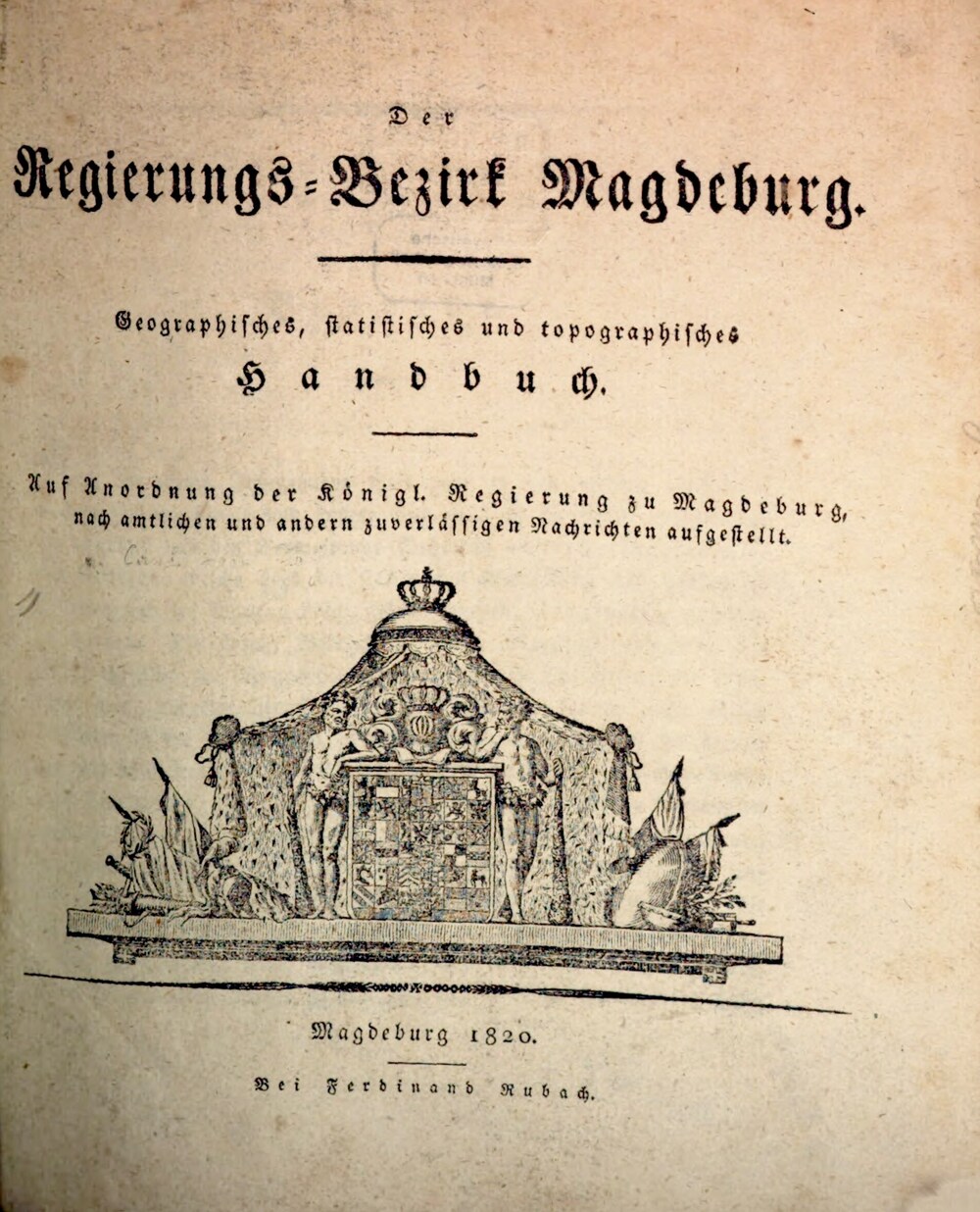 Cover für Der Regierungs-Bezirk Magdeburg