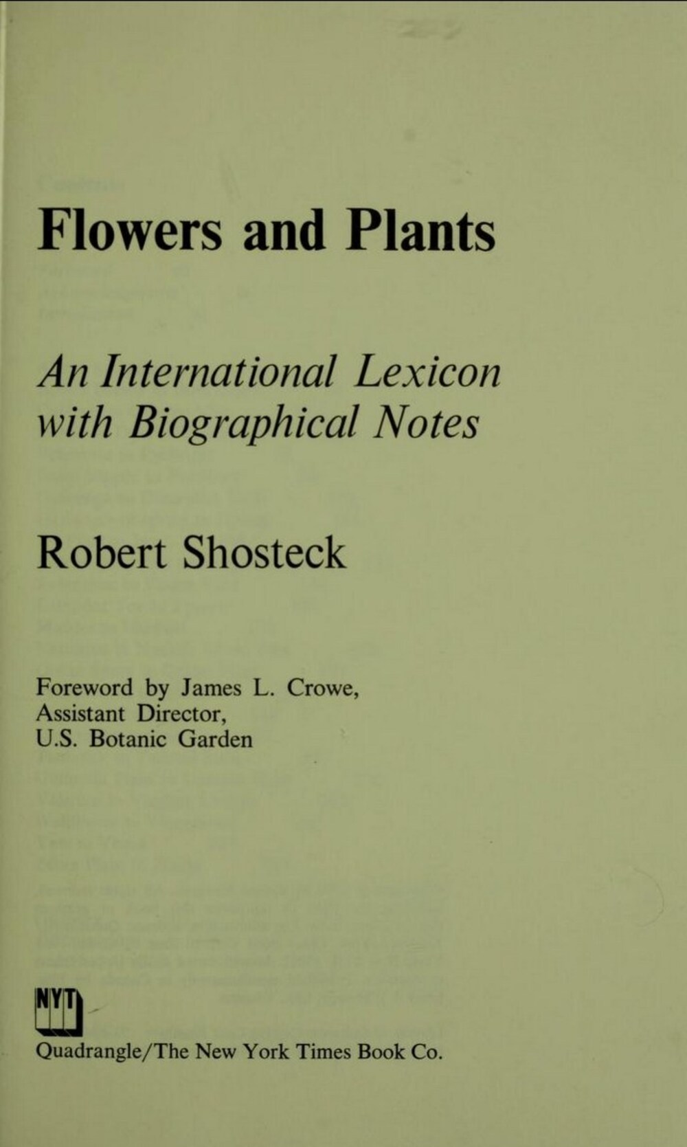 Cover für Flowers and plants