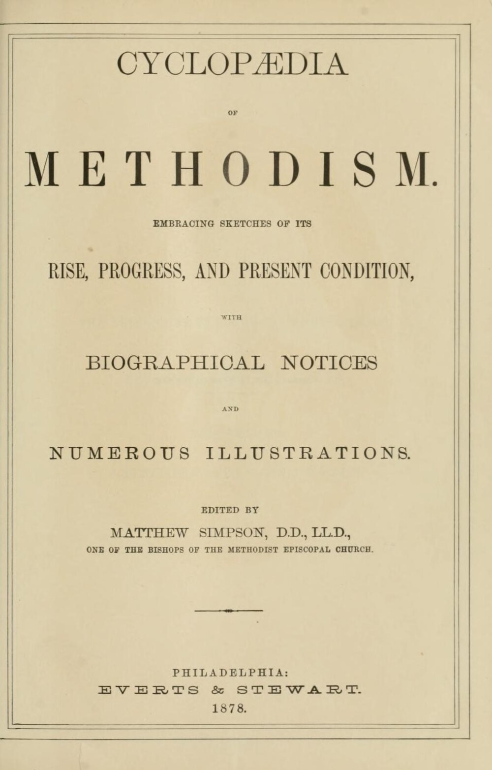 Cover für Cyclopaedia of Methodism