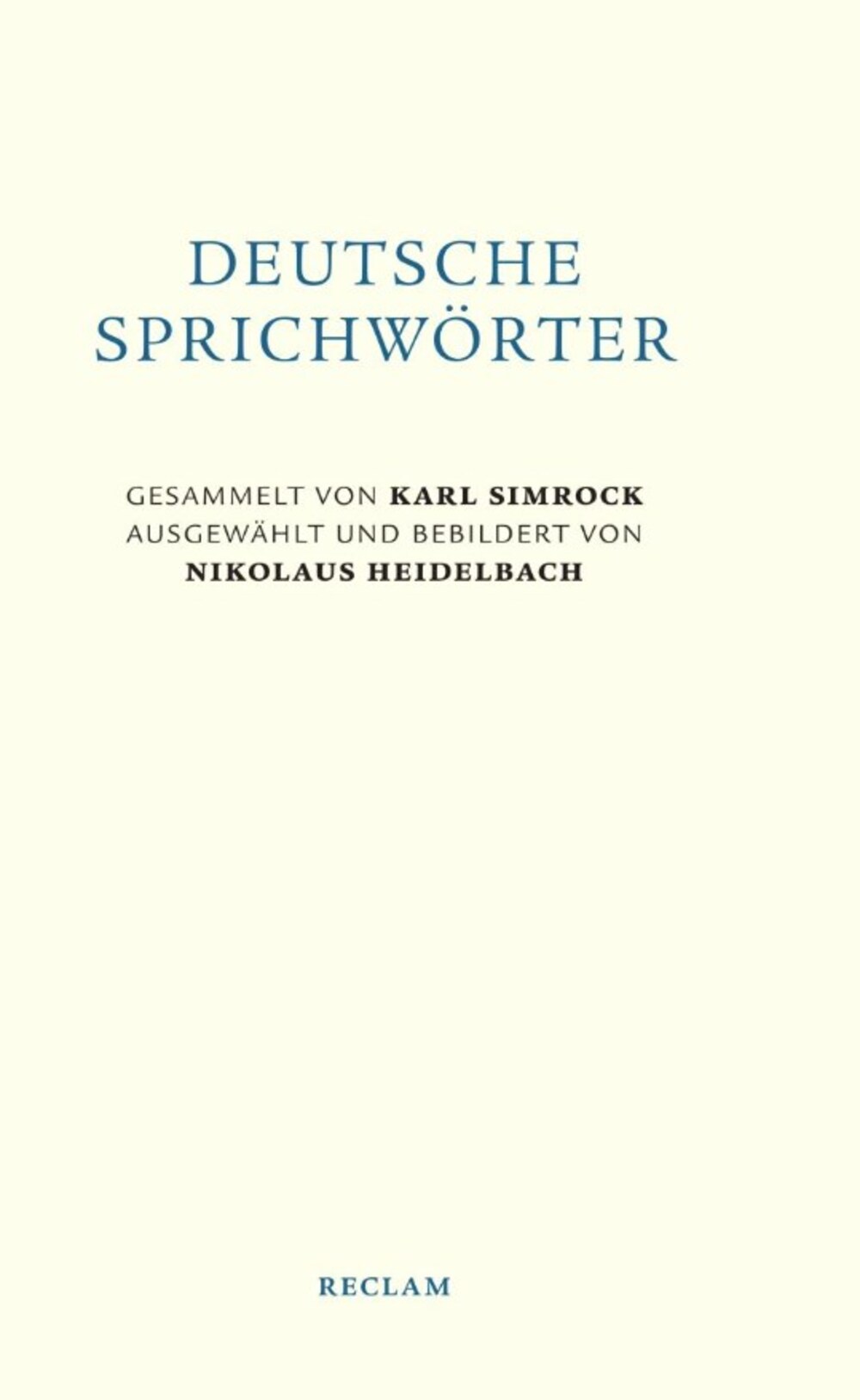 Cover für Die deutschen Sprichwörter