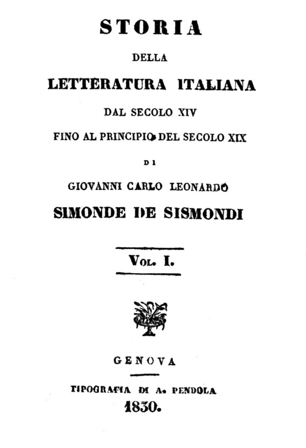 Cover für Storia della letteratura italiana