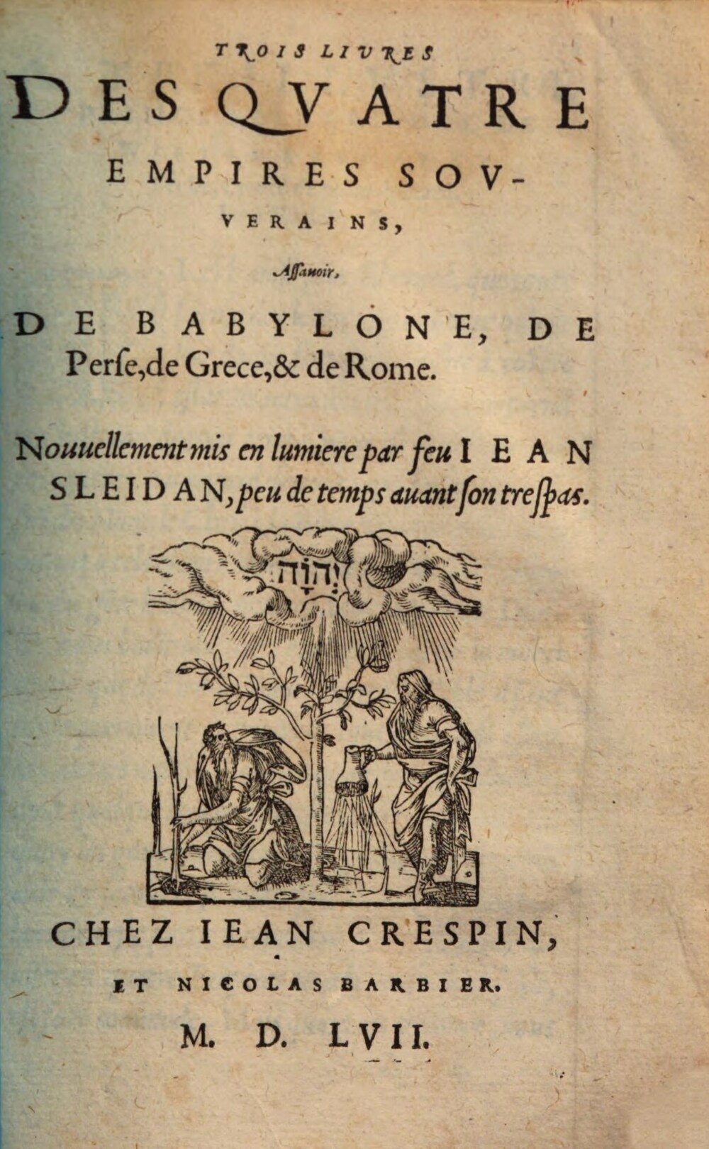 Cover für Trois livres des quatre empires souverains