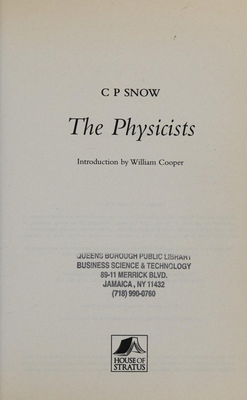 Cover für The physicists
