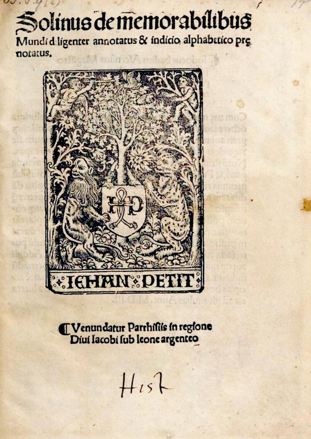 Cover für De memoralibus mundi