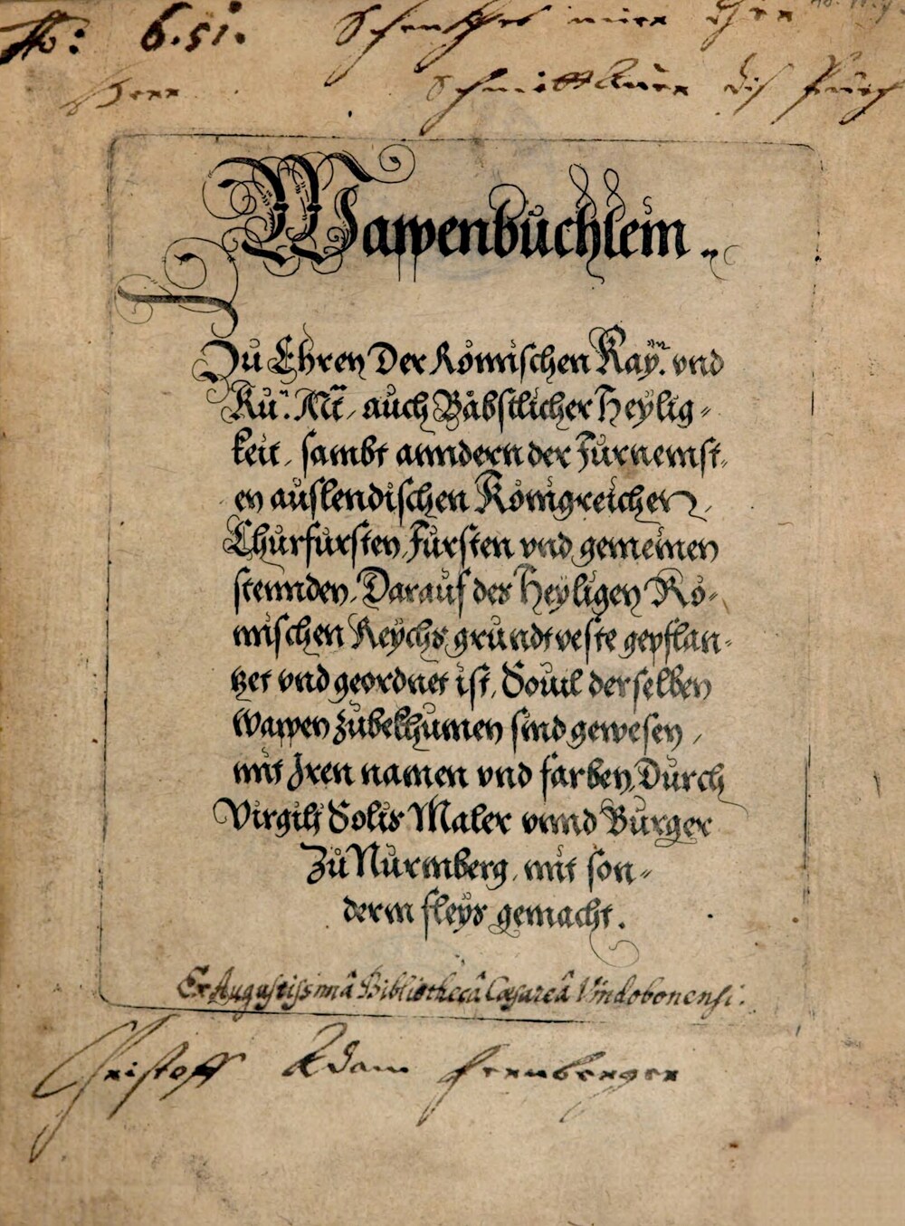 Cover für Wappenbüchlein