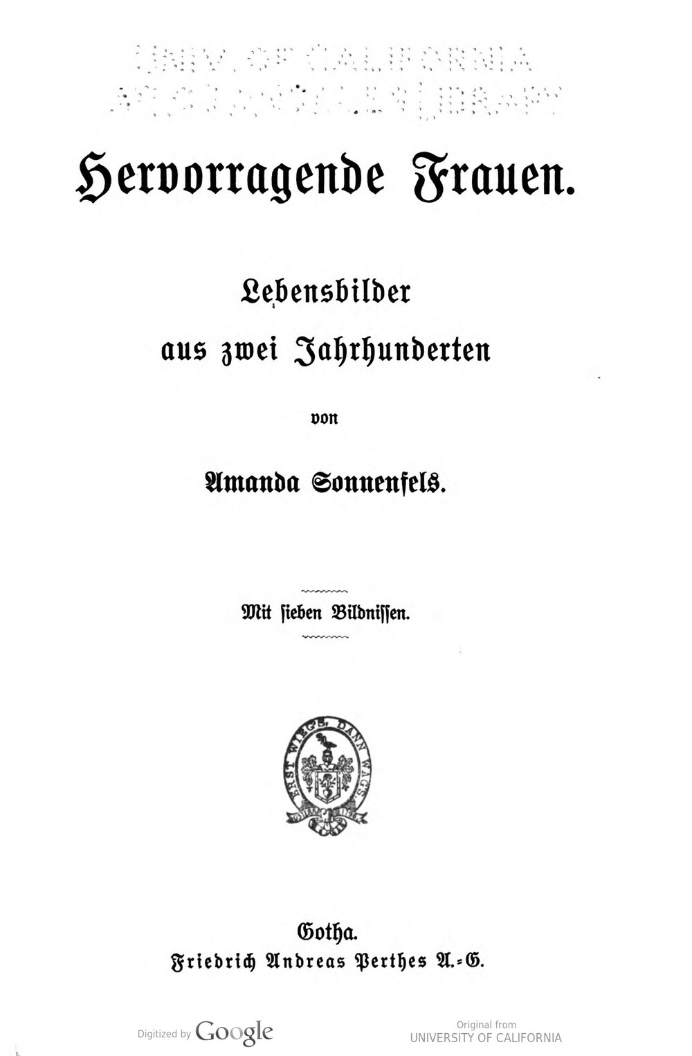 Cover für Hervorragende Frauen