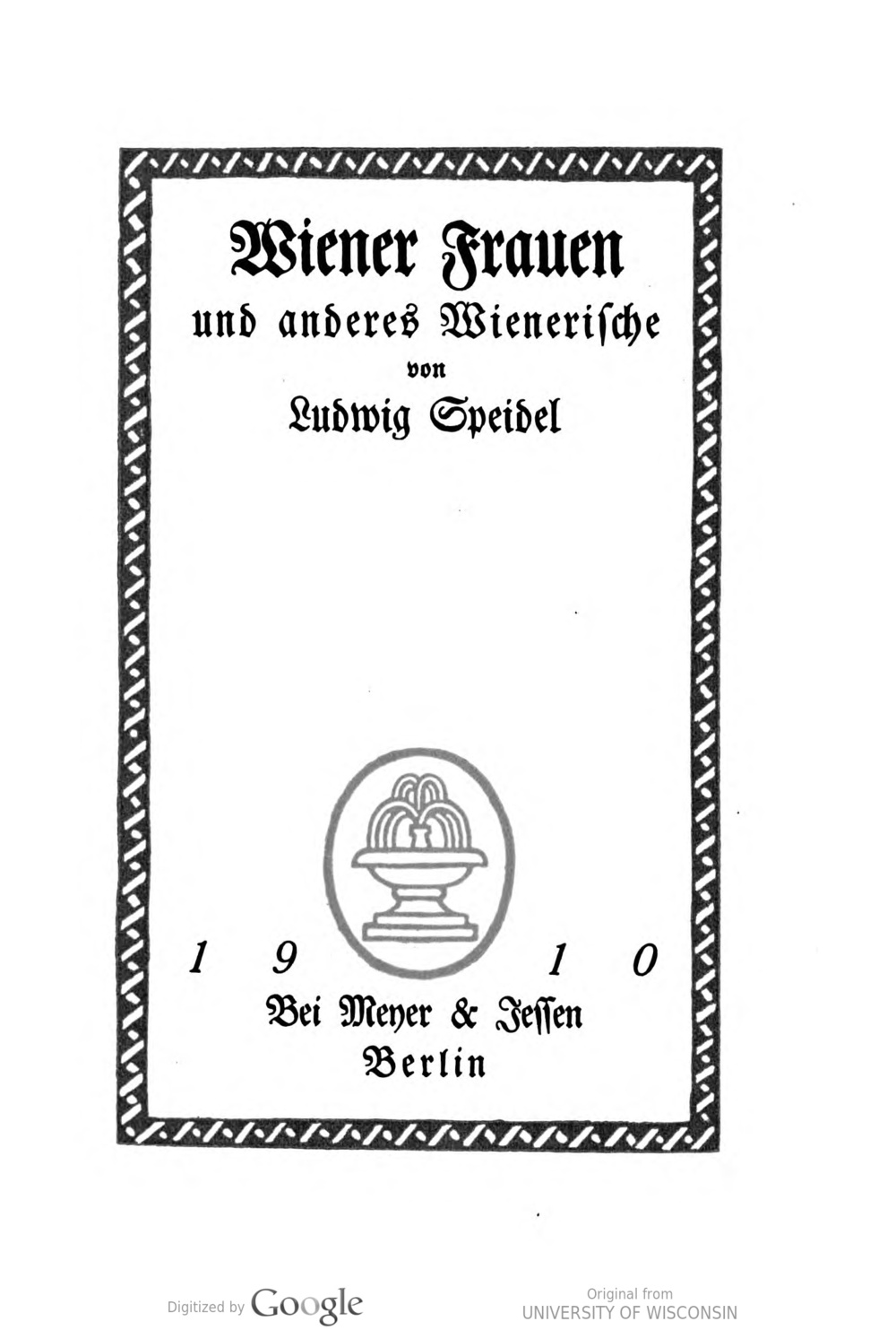 Cover für Wiener Frauen