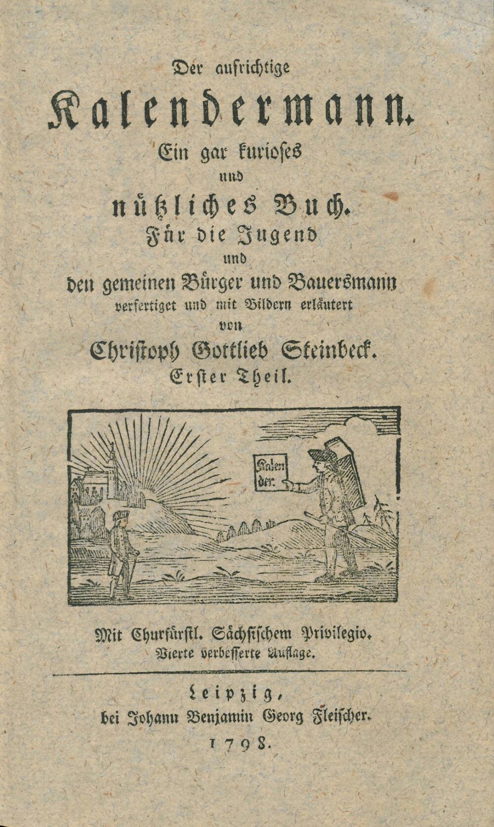 Cover für Der aufrichtige Kalendermann