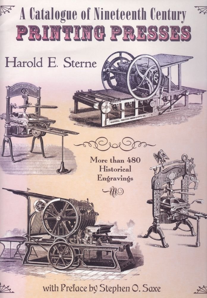 Cover für Catalogue of nineteenth century printing presses