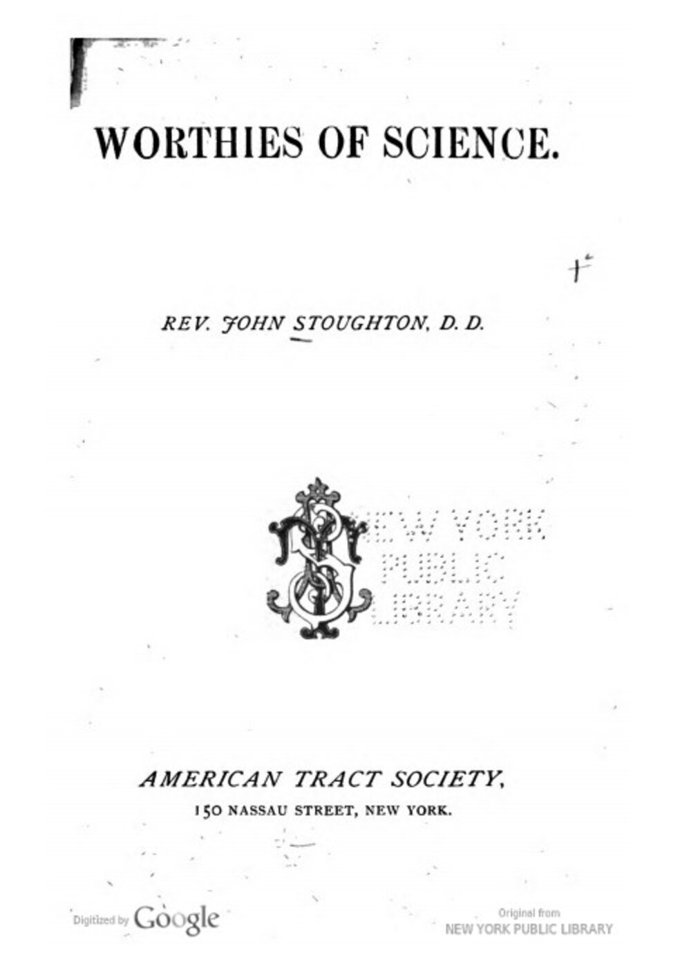 Cover für Worthies of science