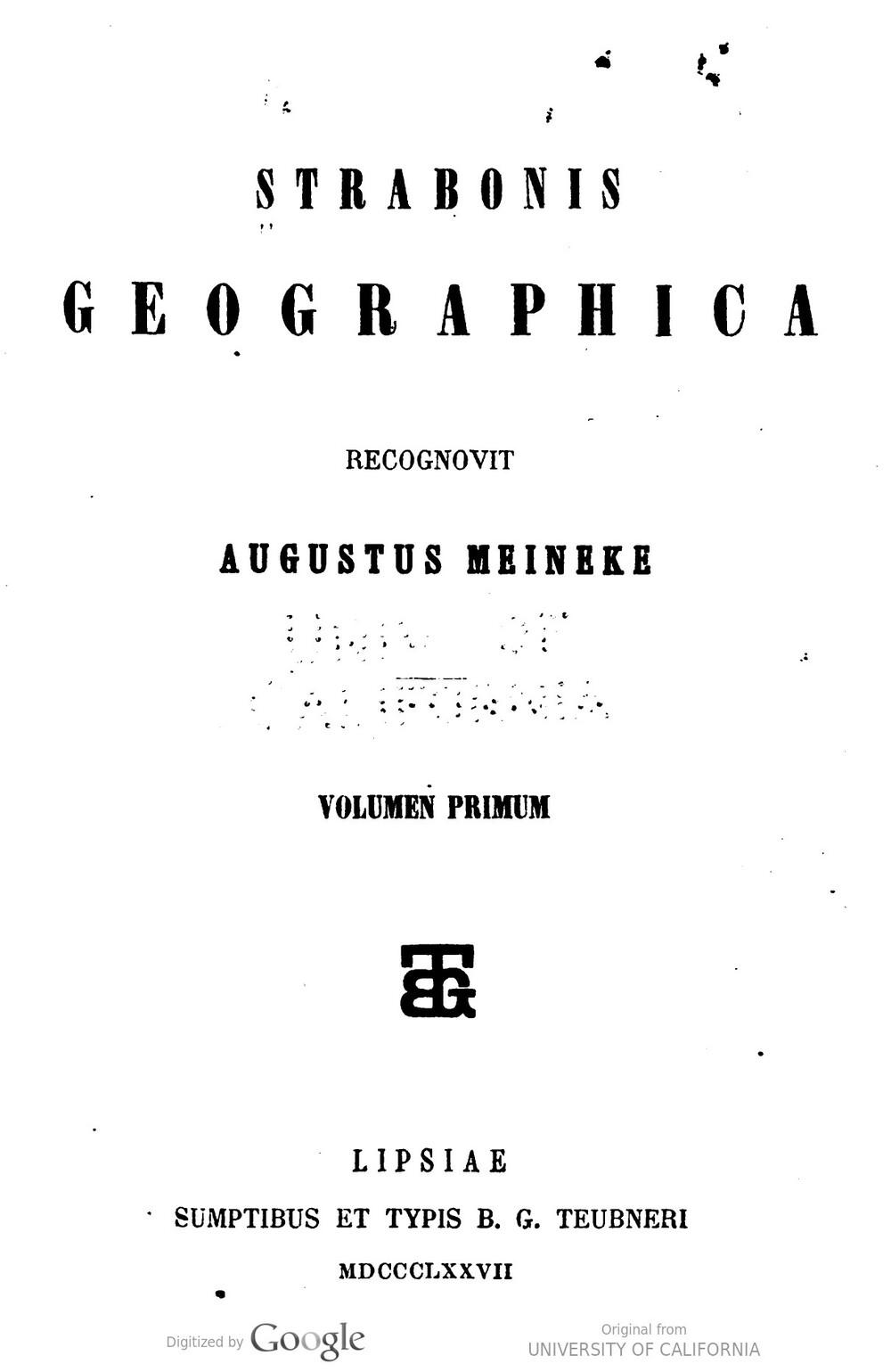 Cover für Geographica