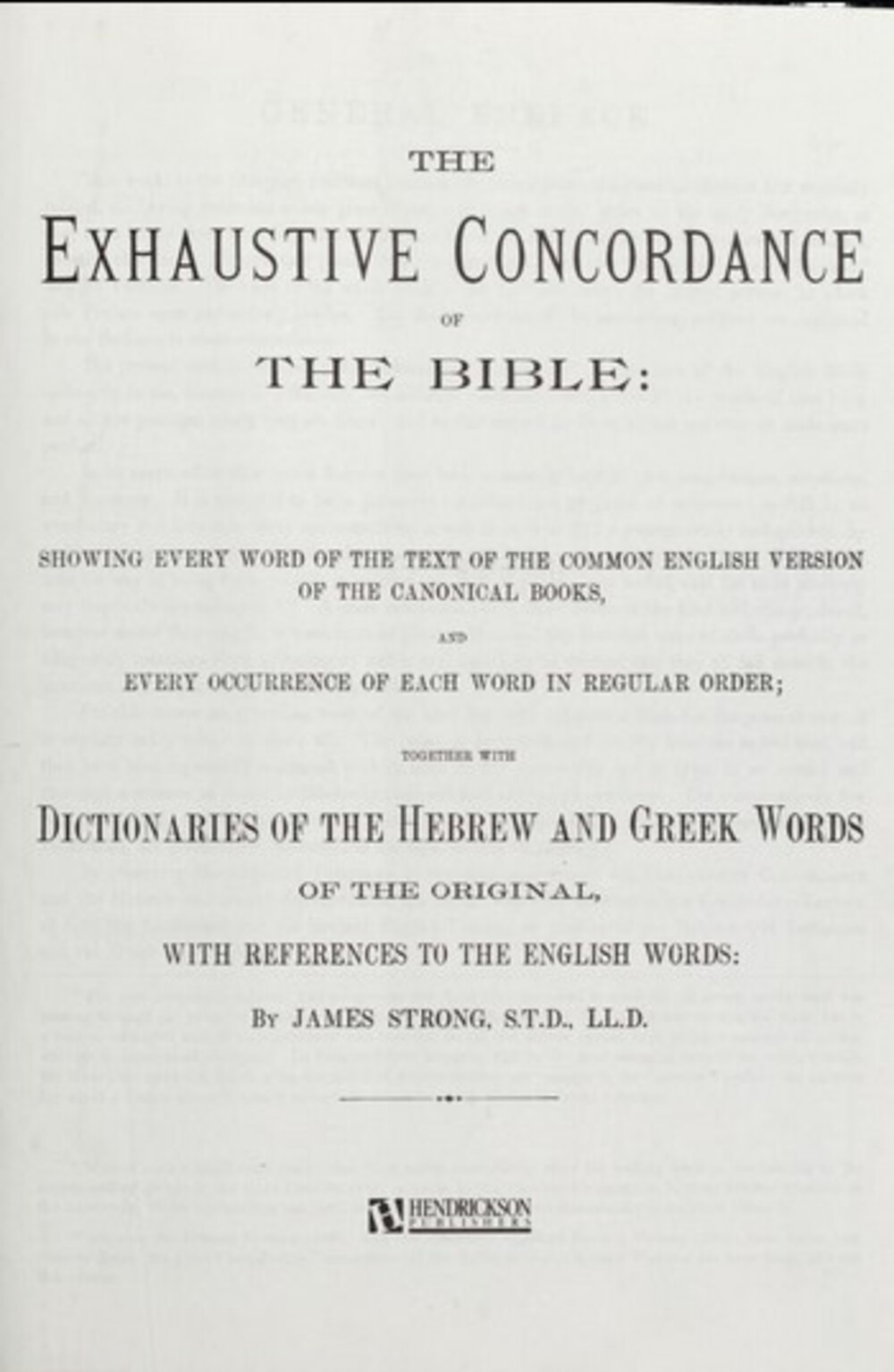Cover für The exhaustive concordance of the Bible
