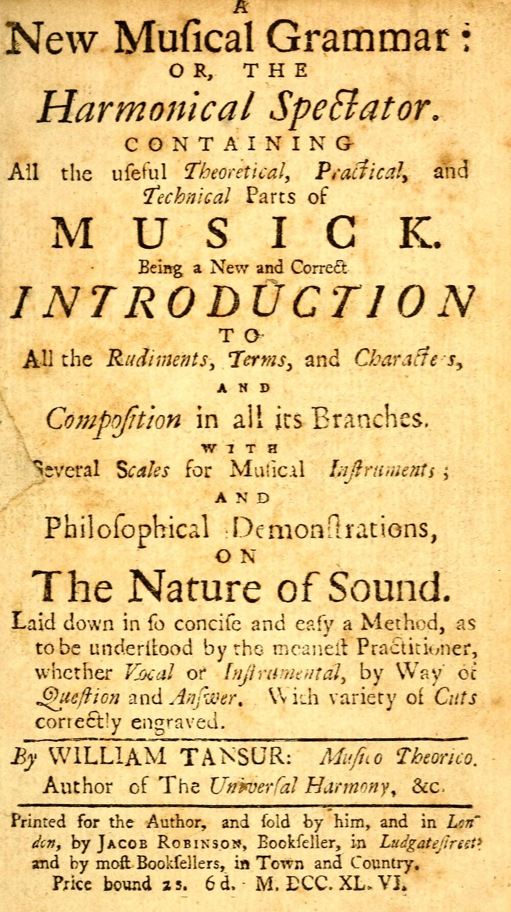 Cover für A new musical grammar