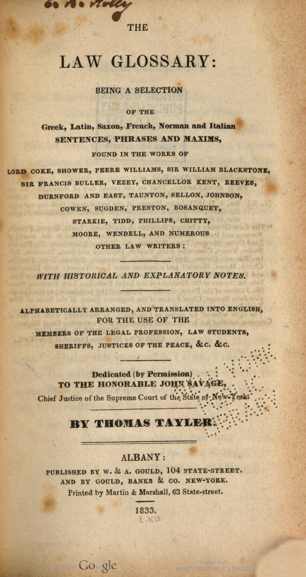 Cover für The law glossary