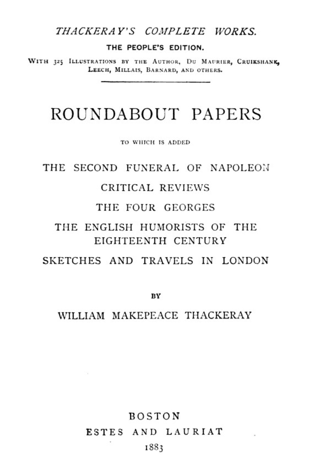 Cover für Roundabout Papers