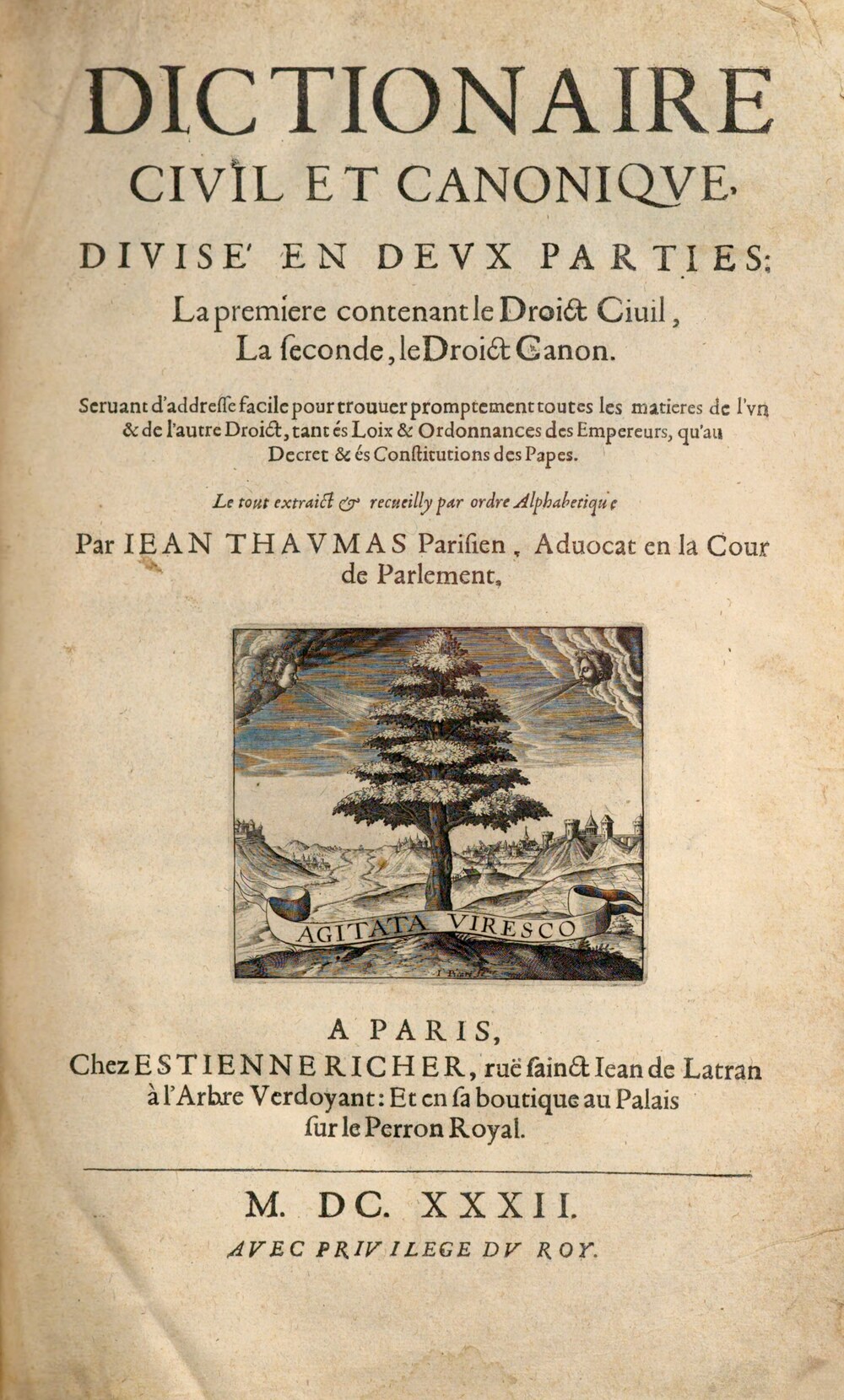 Cover für Dictionnaire civil et canonique