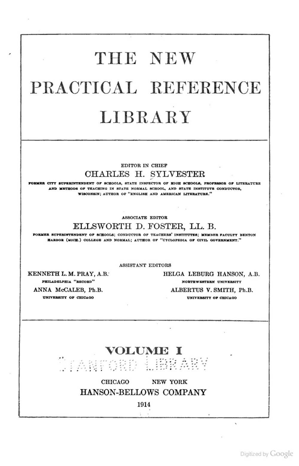 Cover für The new practical reference library