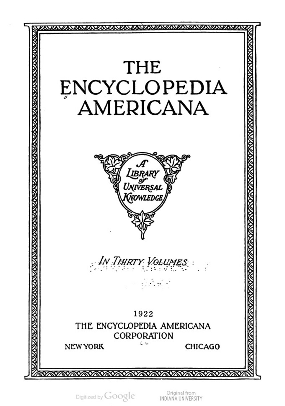 Cover für The Encyclopedia Americana