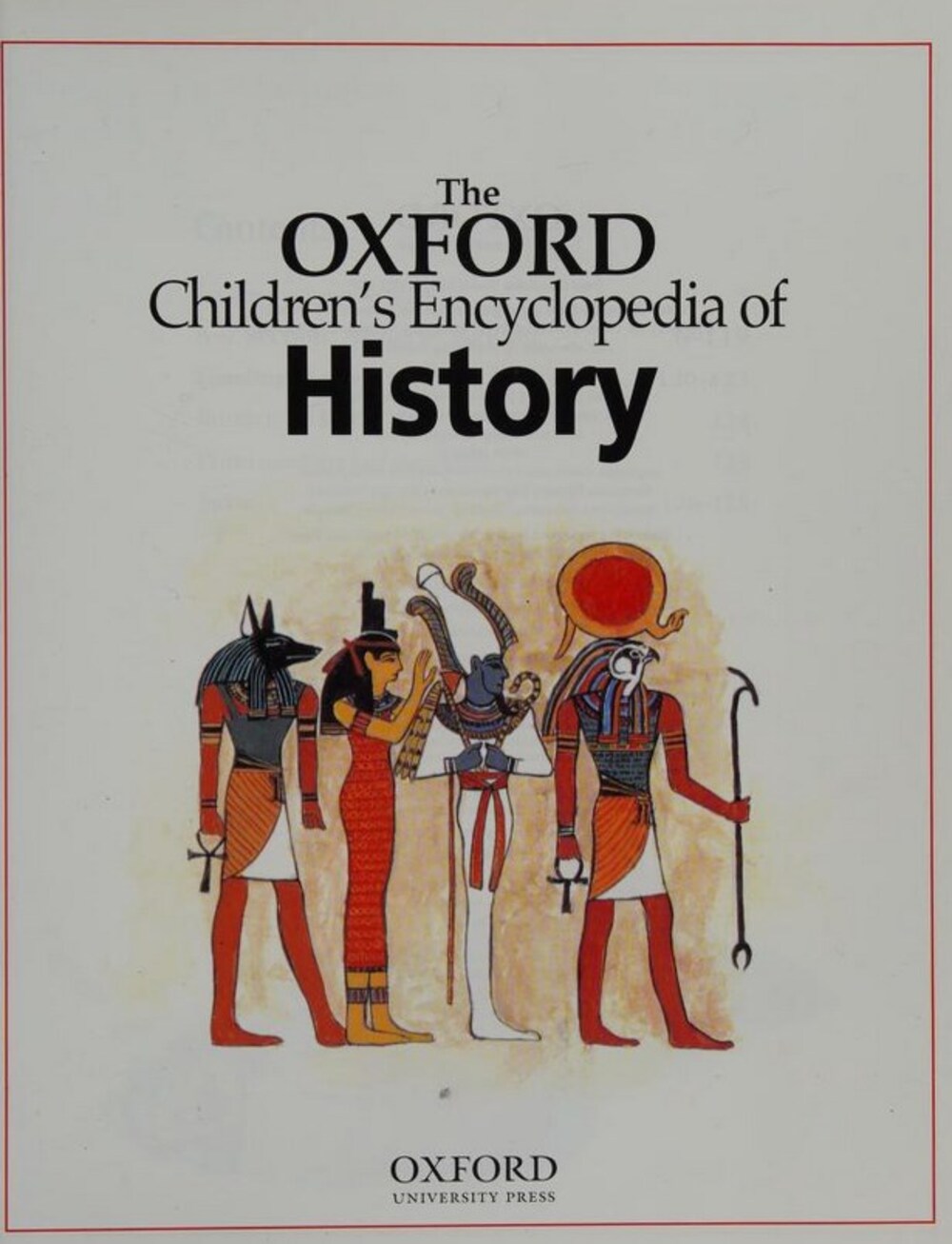 Cover für The Oxford children's encyclopedia of history