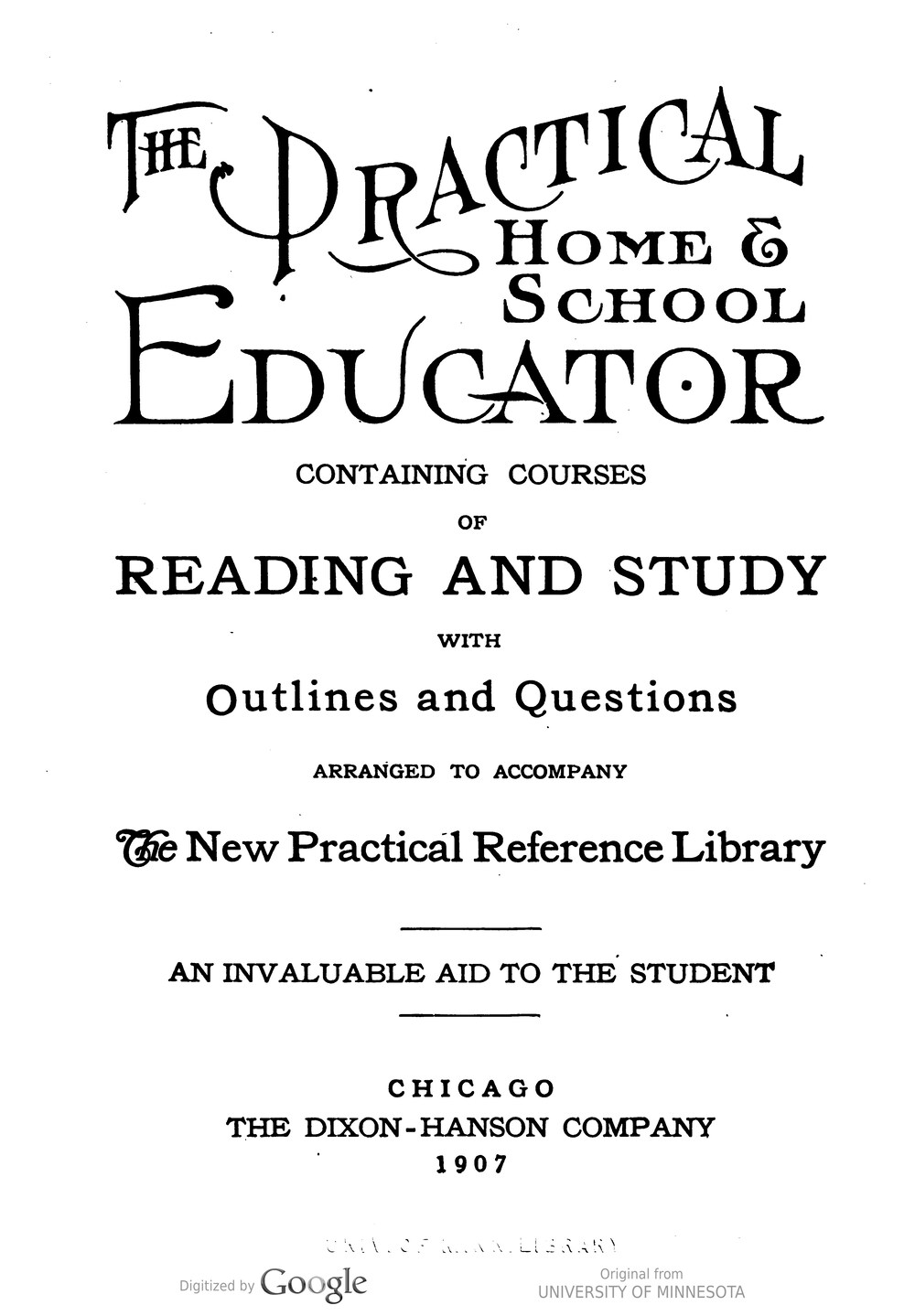 Cover für The practical home & school educator