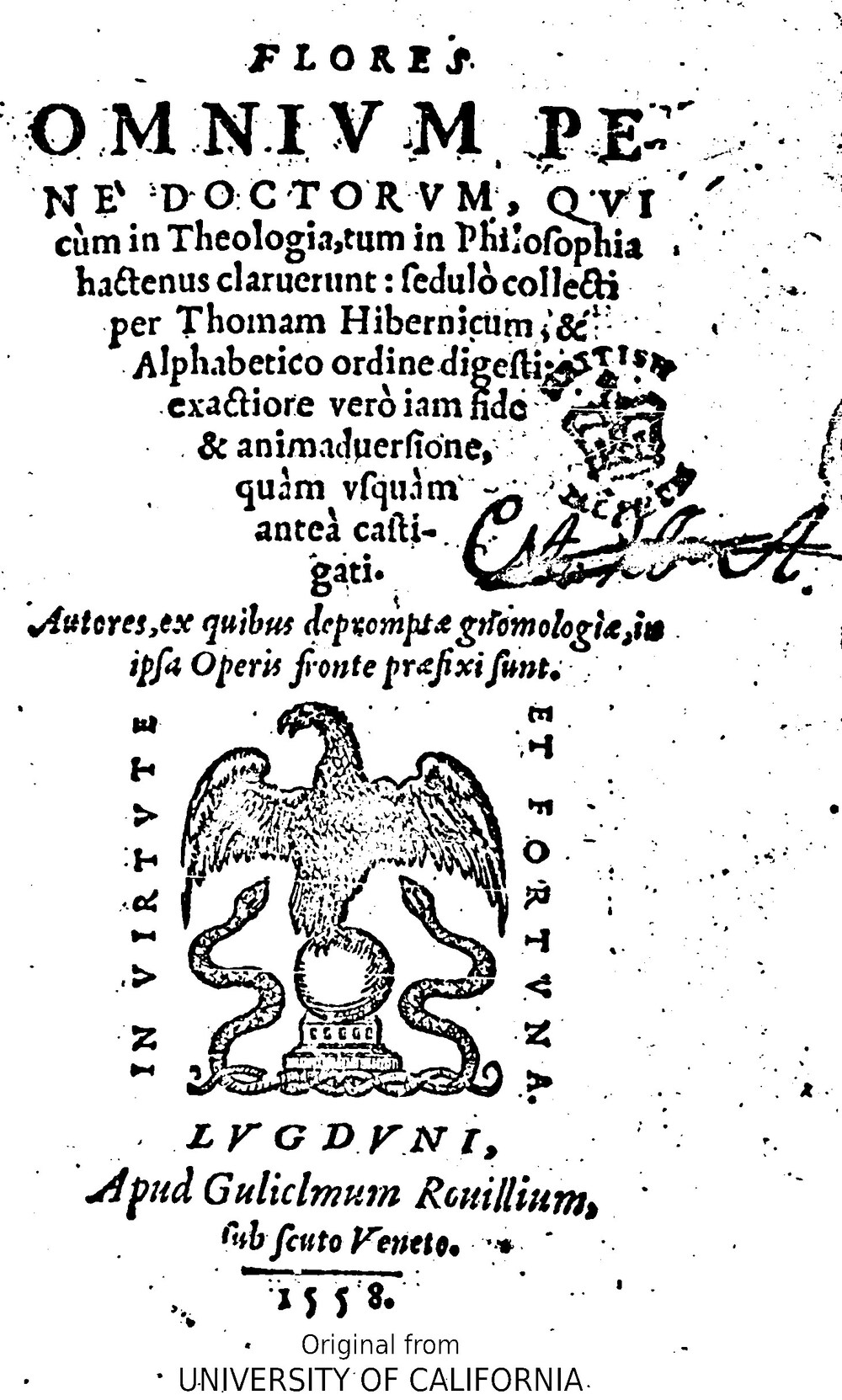 Cover für Flores omnium pene doctorum