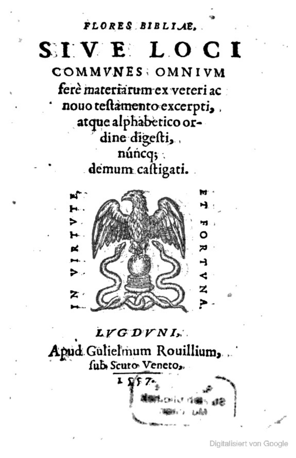 Cover für Flores bibliae