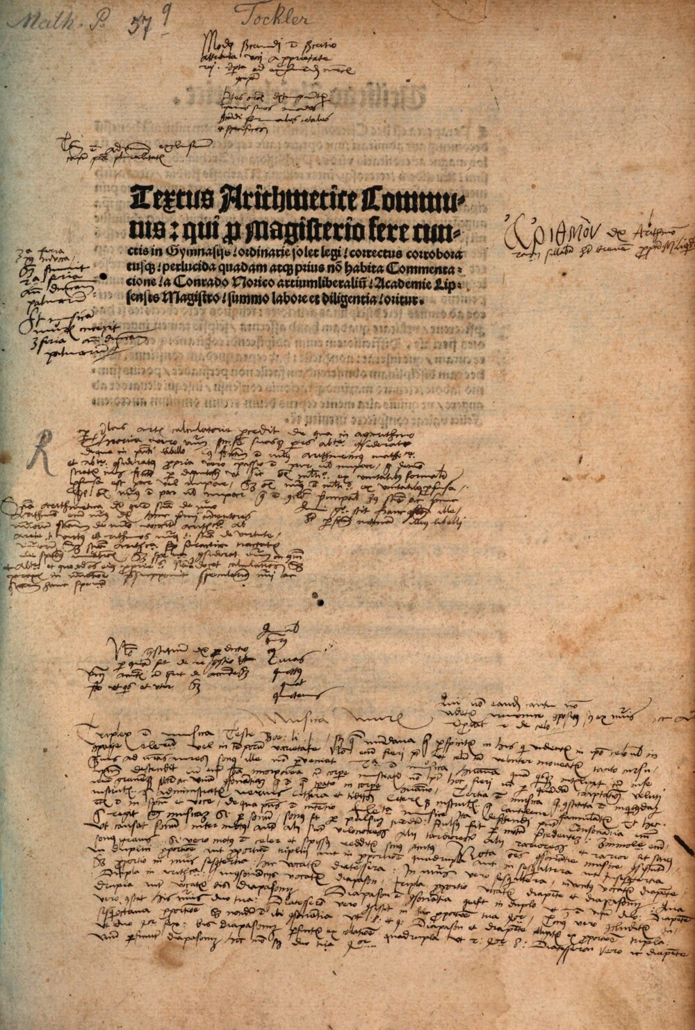 Cover für Textus arithmetice communis
