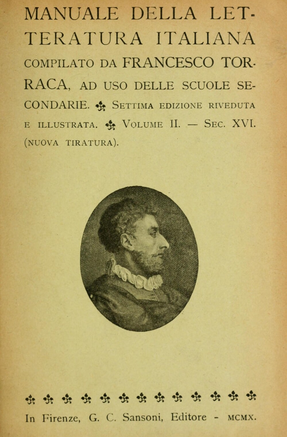 Cover für Manuale della letteratura italiana