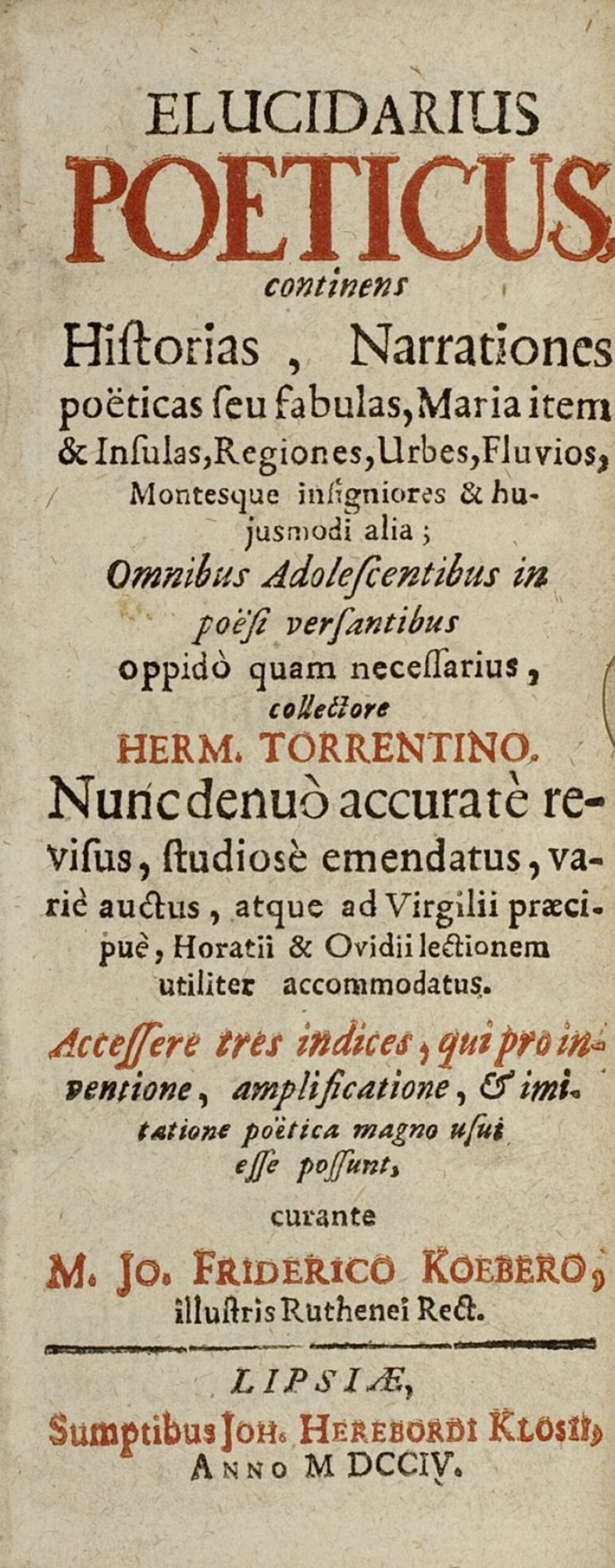 Cover für Elucidarius poeticus