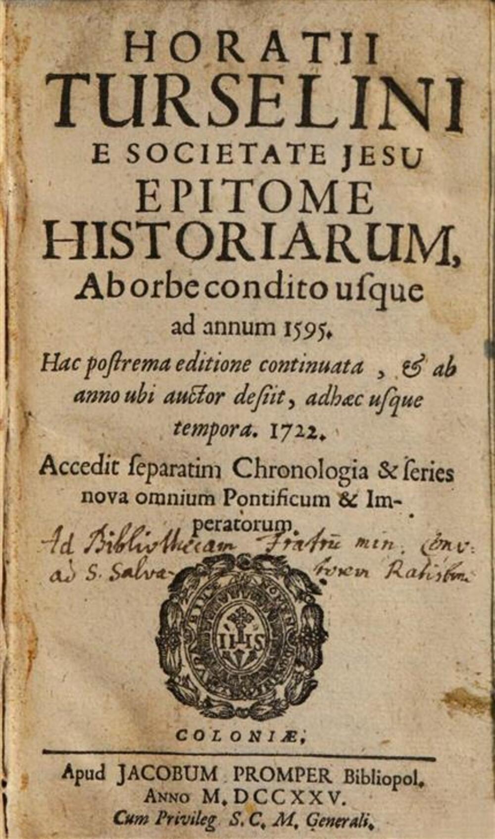Cover für Epitomen historiarum