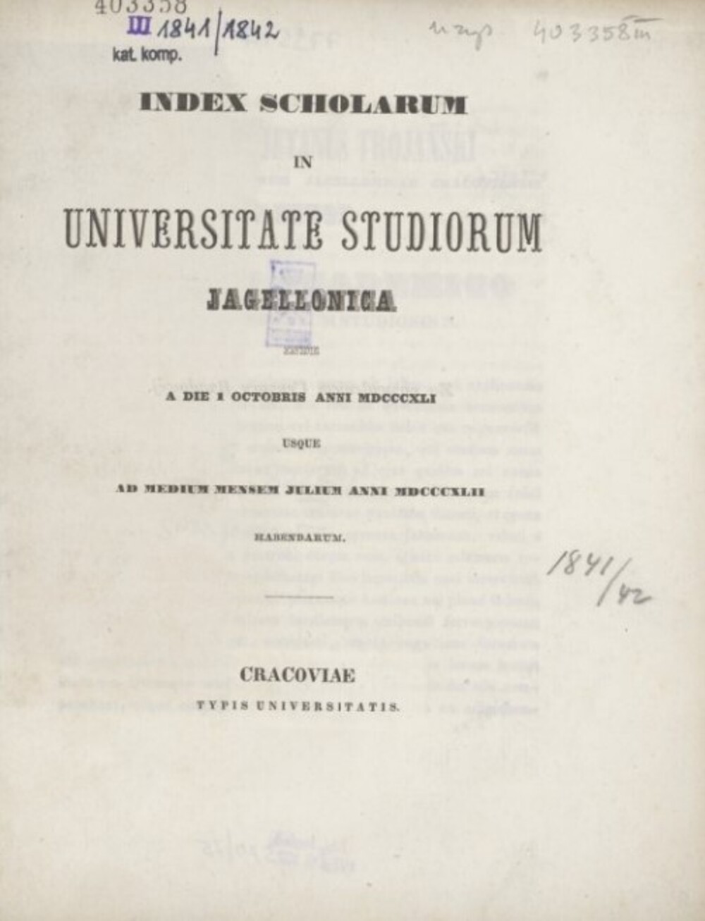 Cover für De duobus Plinii historiae naturalis codicibus ms. in Bibliotheca universitatis Cracoviensis asservatis