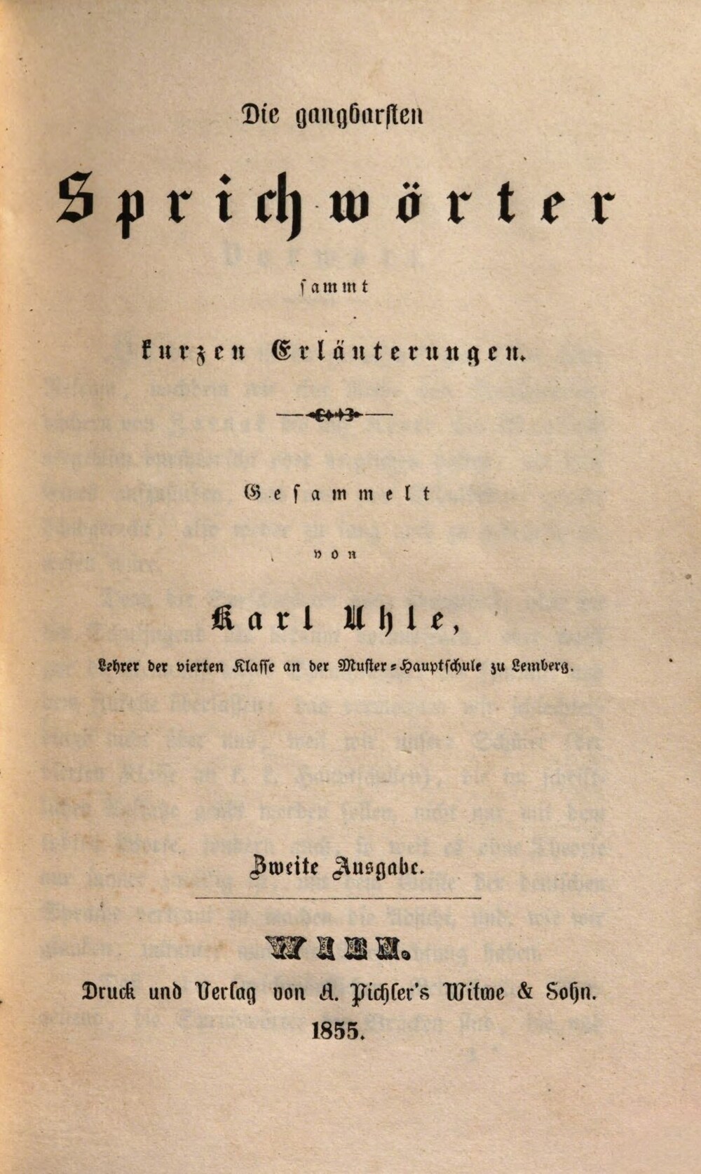 Cover für Die gangbarsten Sprichwörter