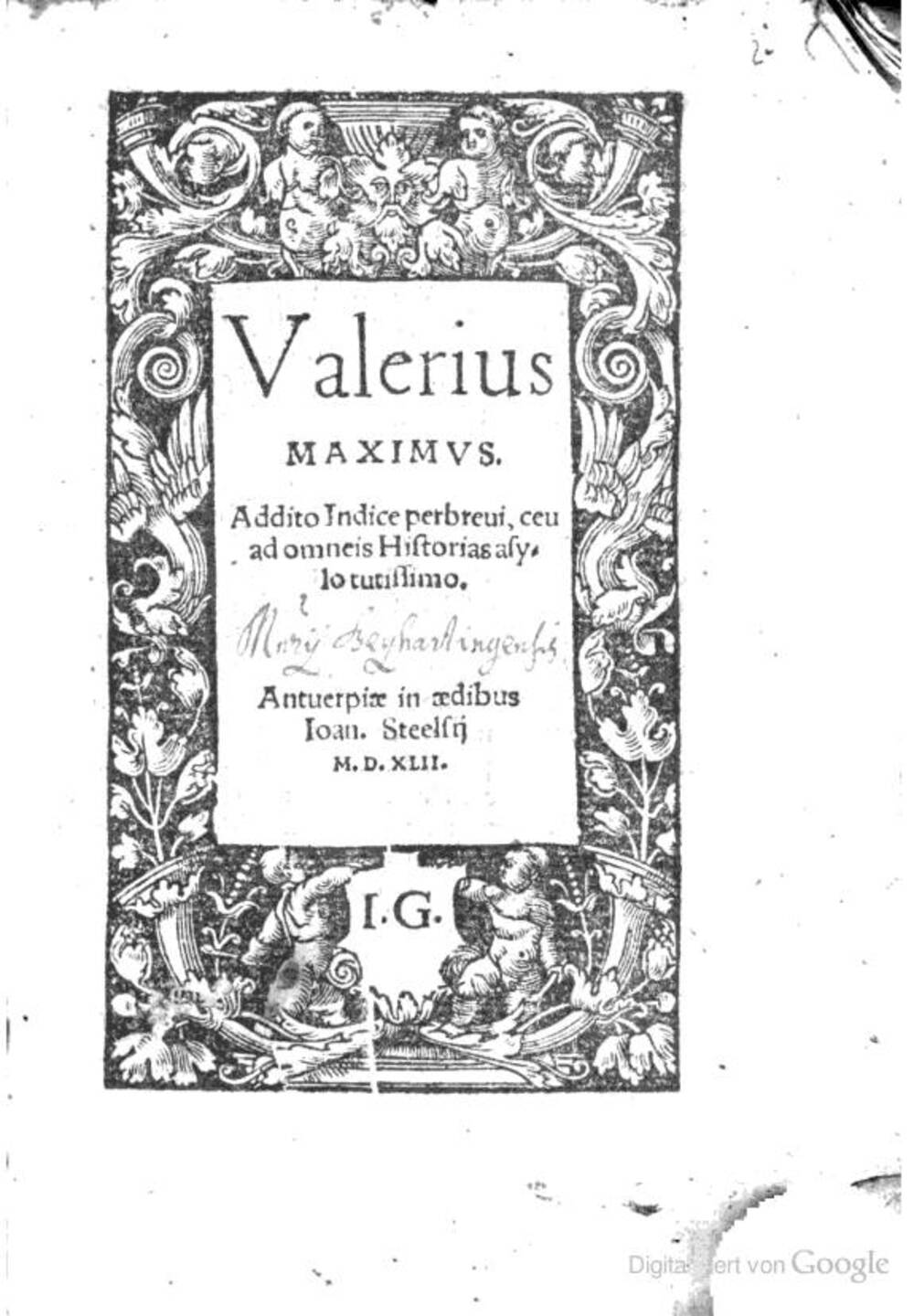 Cover für Valerius Maximus