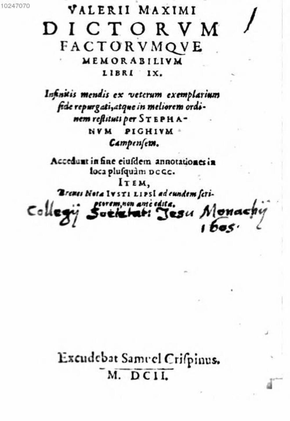 Cover für Dictorum factorumque memorabilium libri IX