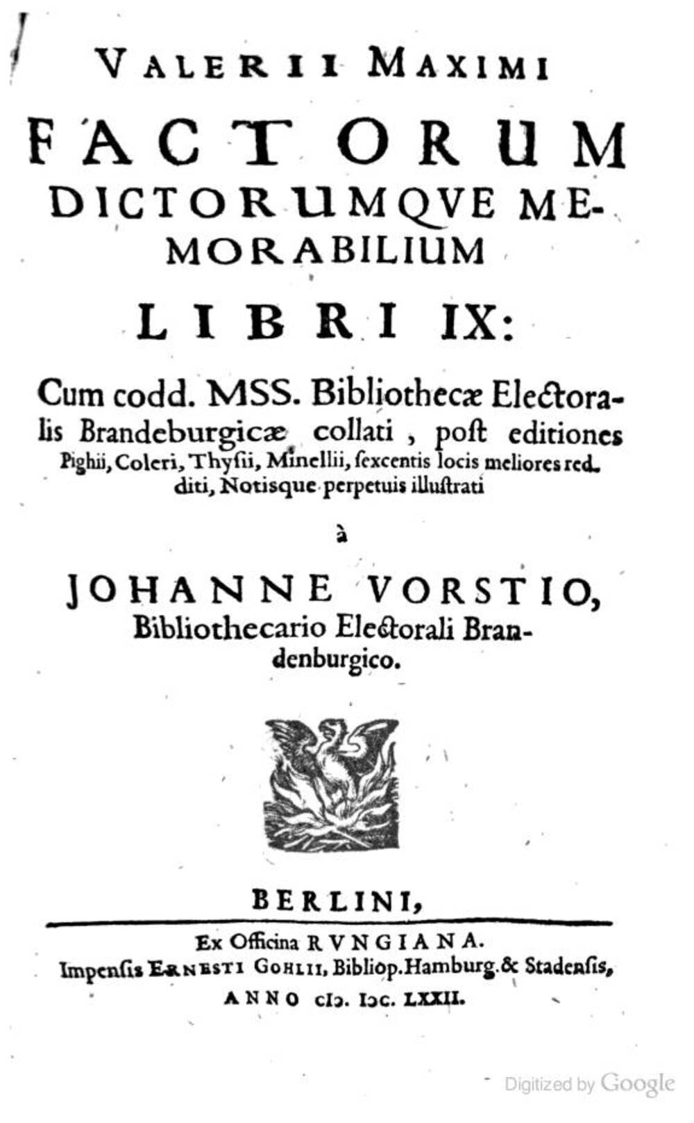 Cover für Factorum dictorumque memorabilium libri IX