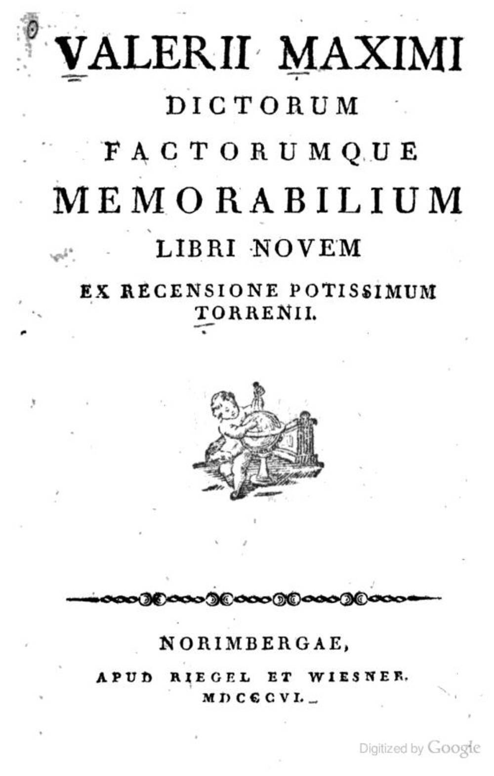 Cover für Dictorum factorumque memorabilium libri novem
