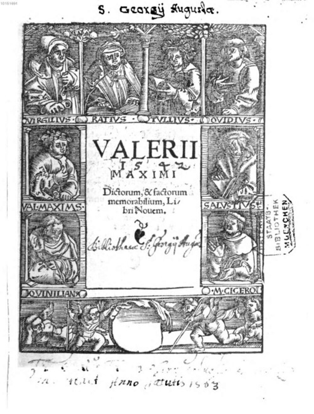 Cover für Dictorum, & factorum memorabilium, libri novem