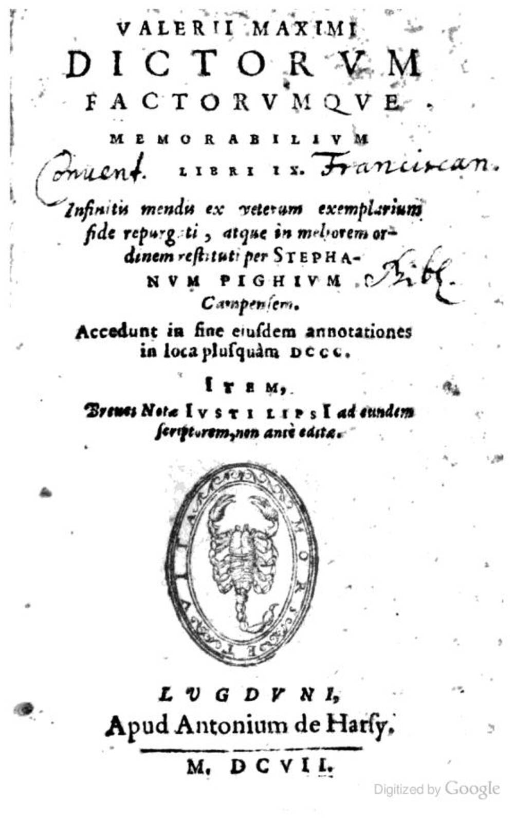 Cover für Dictorum factorumque memorabilium libri  IX