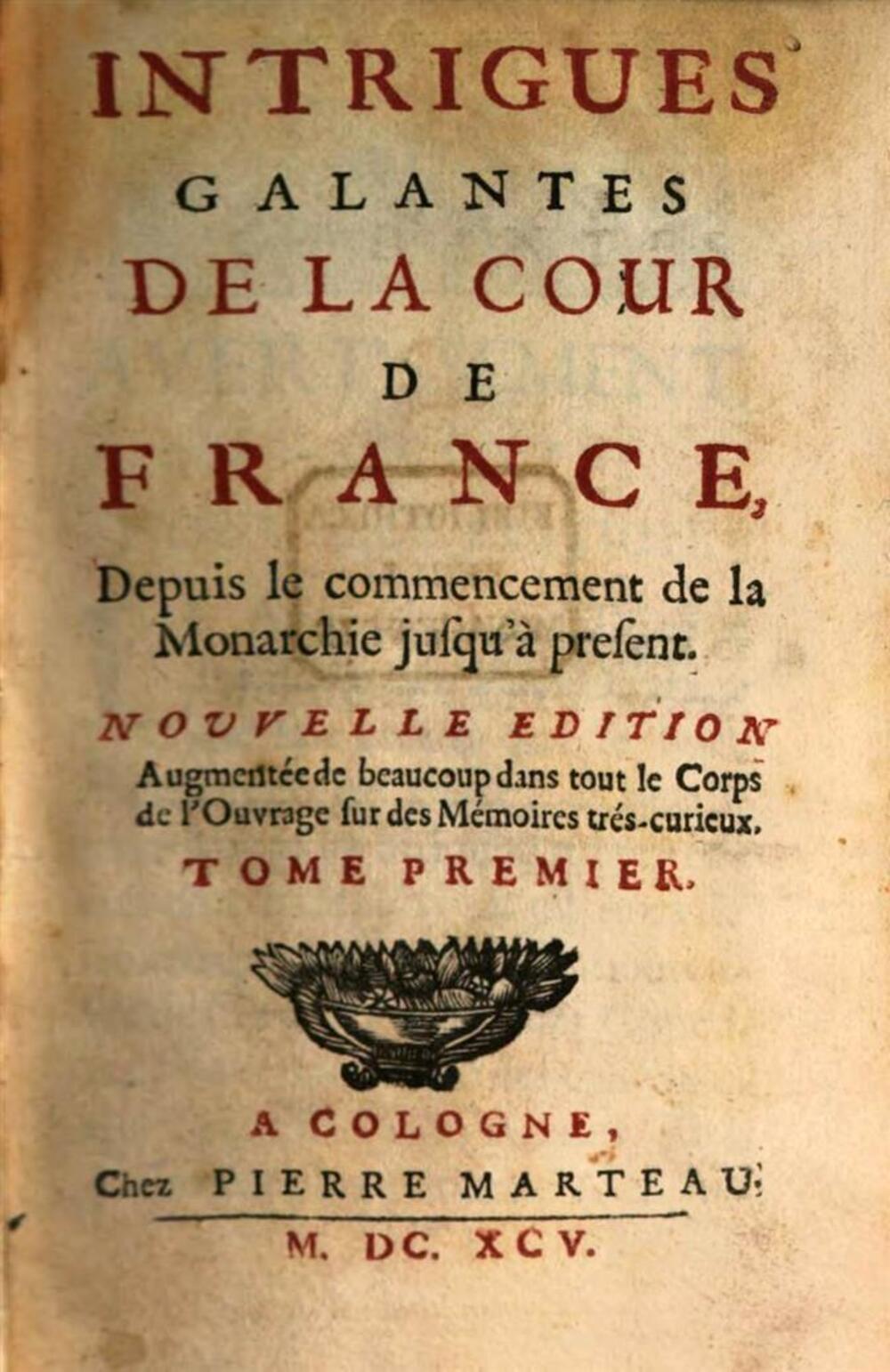 Cover für Intrigues galantes de la cour de France