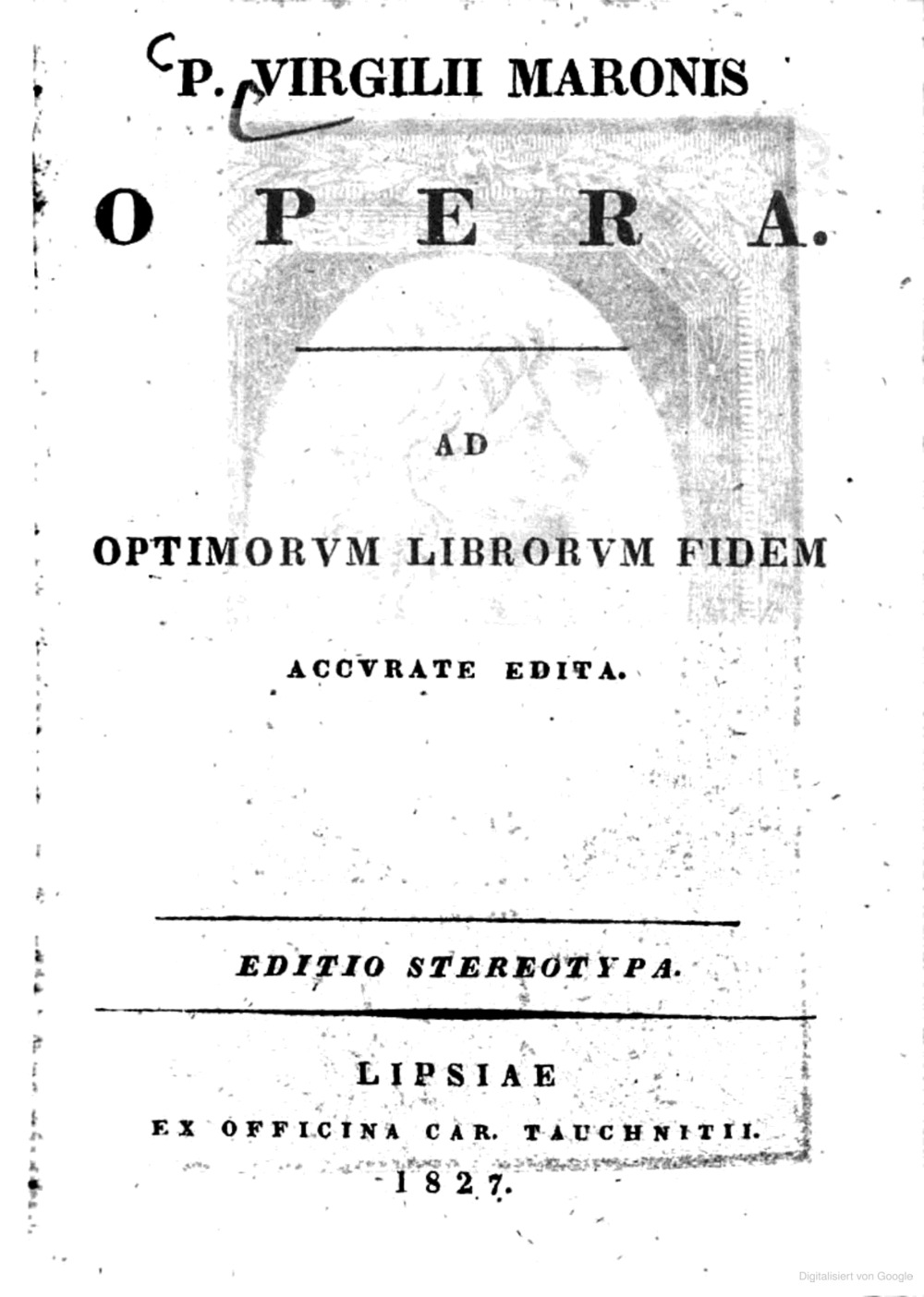 Cover für Georgicon liber primus