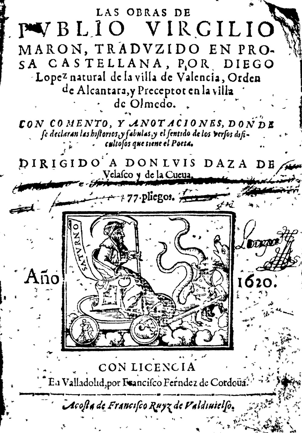 Cover für Los quatro libros de las Georgicas de Virgilio en prosa Castellana