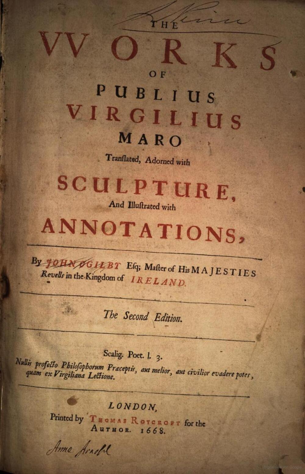 Cover für The works of Publius Virgilius Maro