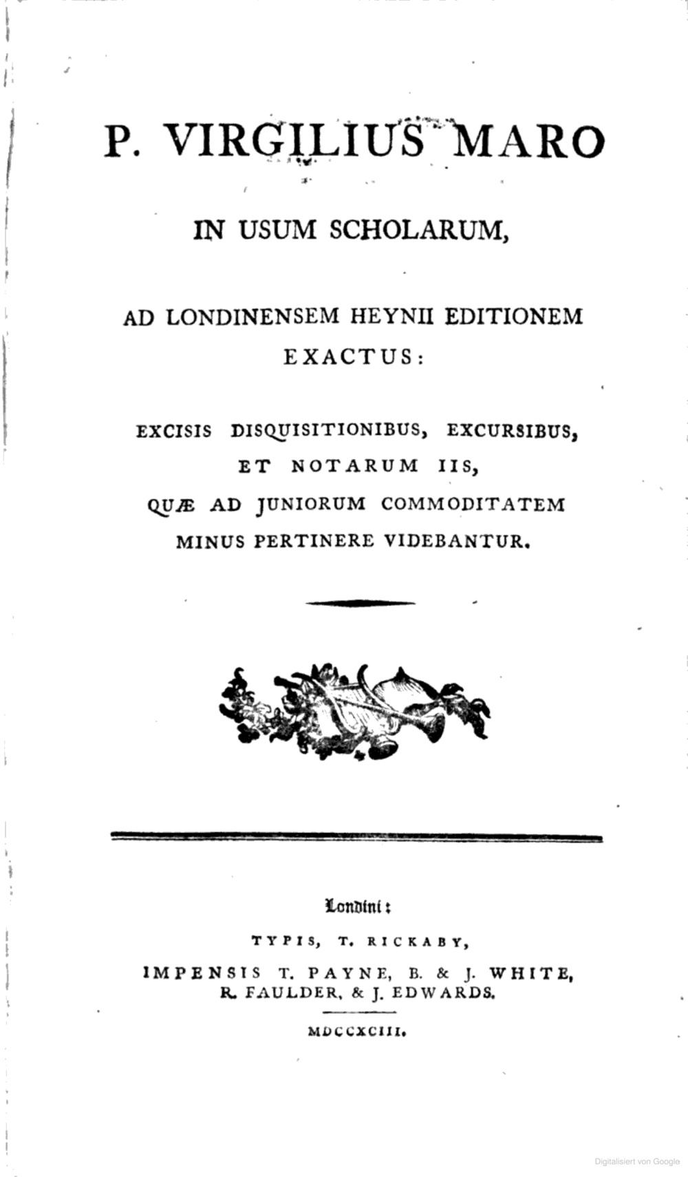 Cover für Georgicon, liber primus