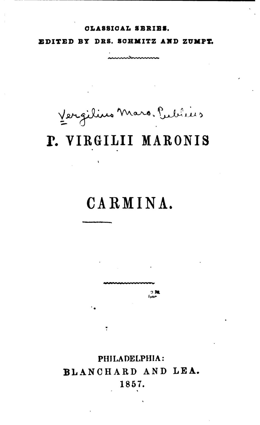 Cover für Carmina