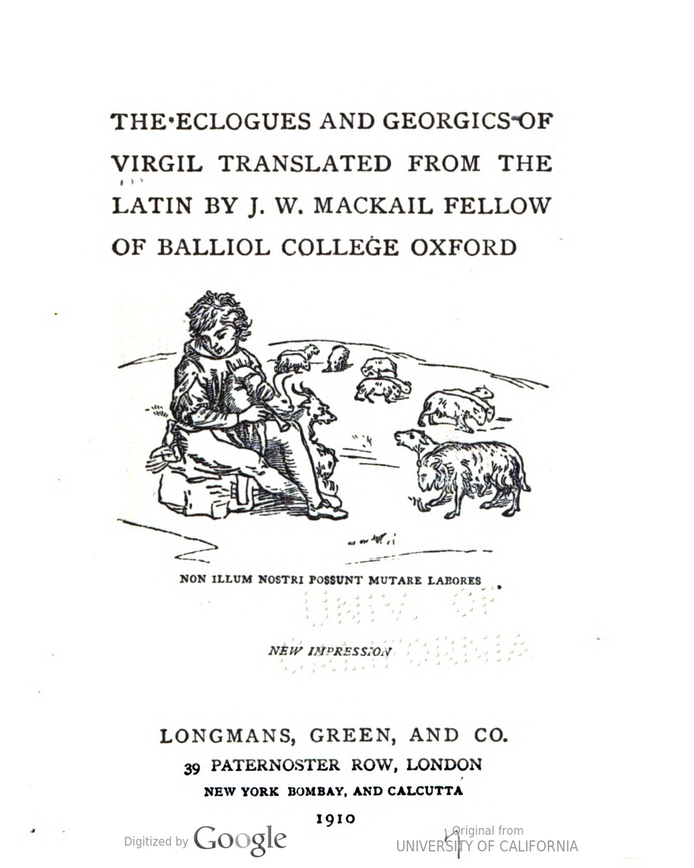 Cover für The Eclogues and Georgics of Virgil