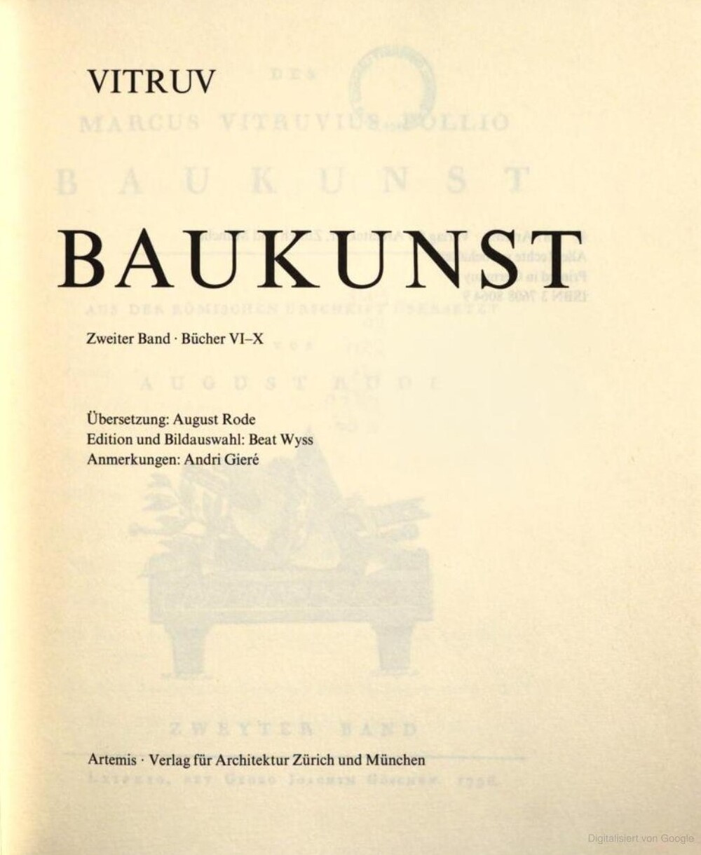 Cover für Baukunst