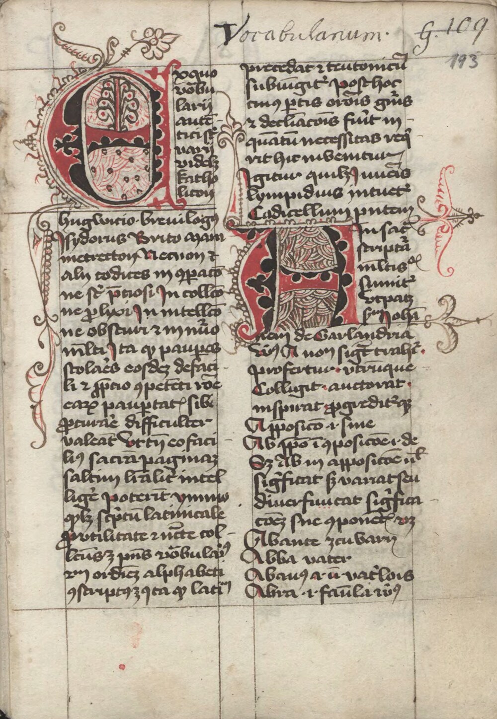 Cover für Vocabularius ex quo