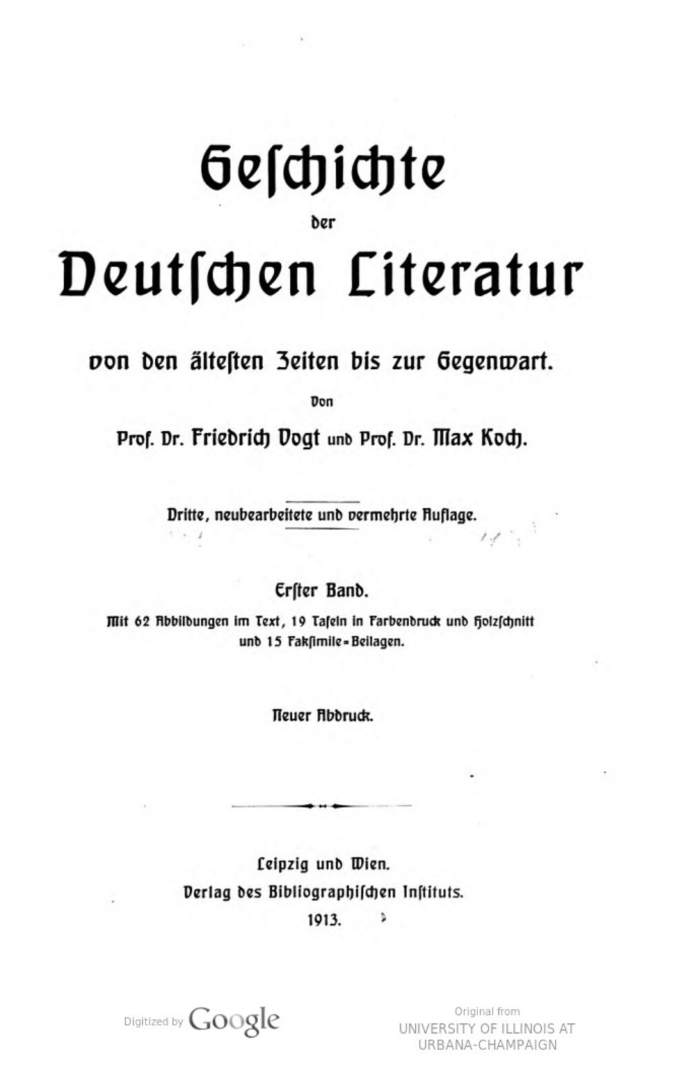 Cover für Geschichte der deutschen Literatur