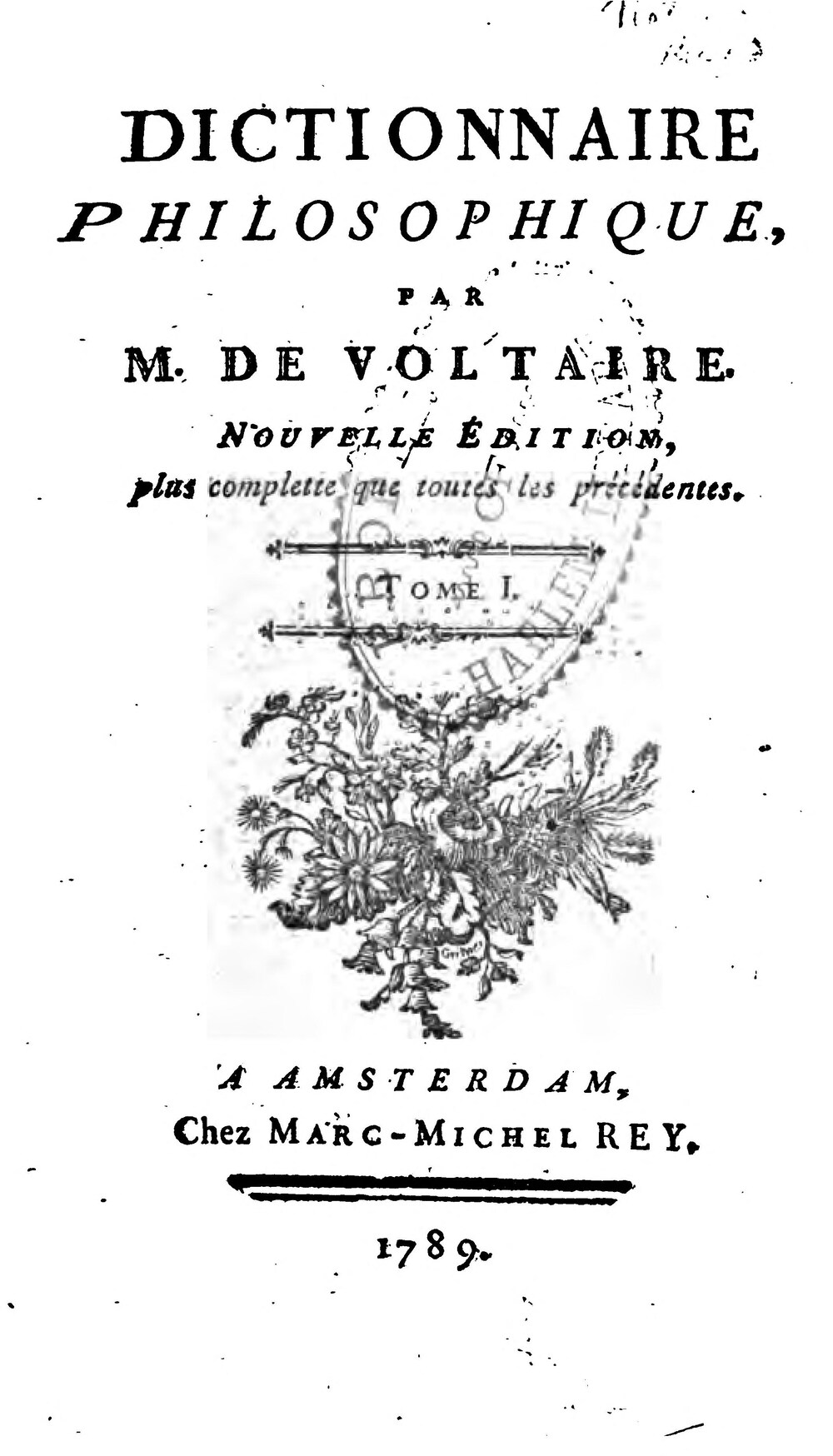 Cover für Dictionnaire philosophique
